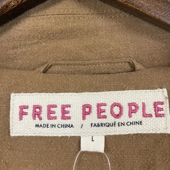 FREE PEOPLE Bronze Olivia Blazer